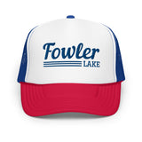 Fowler Lake Line Design | Foam Snapback Hat | 4 Colors