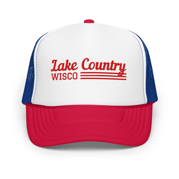 Lake Country | Line Design | Foam Snapback Hat | 6 Colors