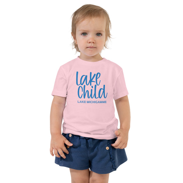 Lake Michigamme | Lake Child Toddler Short Sleeve Tee | 3 Colors