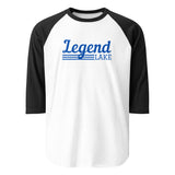 Legend Lake | Line Design | 3/4 Sleeve Raglan Shirt | 5 Colors
