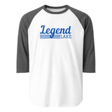 Legend Lake | Line Design | 3/4 Sleeve Raglan Shirt | 5 Colors