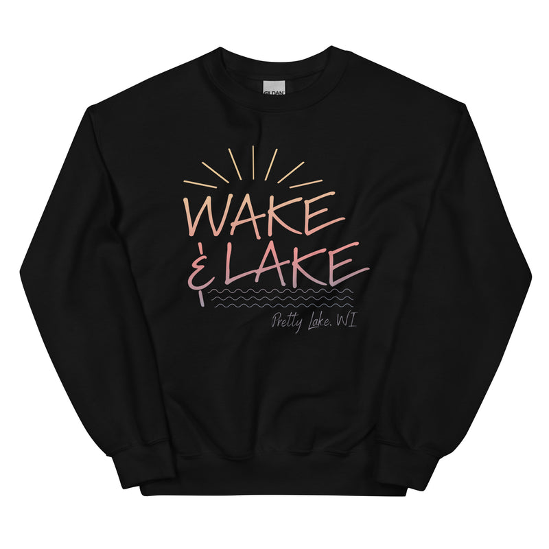Pretty Lake | Wake & Lake | Unisex Sweatshirt | 5 Colors