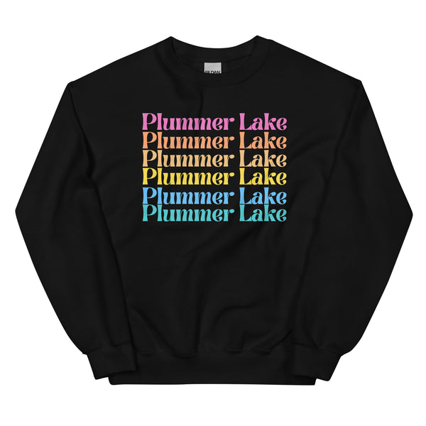 Plummer Lake | Color Stacked | Unisex Sweatshirt | 5 Colors