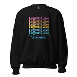 Legend Lake | Color Stacked | Unisex Sweatshirt | 5 Colors