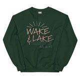 Pretty Lake | Wake & Lake | Unisex Sweatshirt | 5 Colors