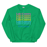 Lake Country | Color Stacked | Unisex Sweatshirt | 5 Colors