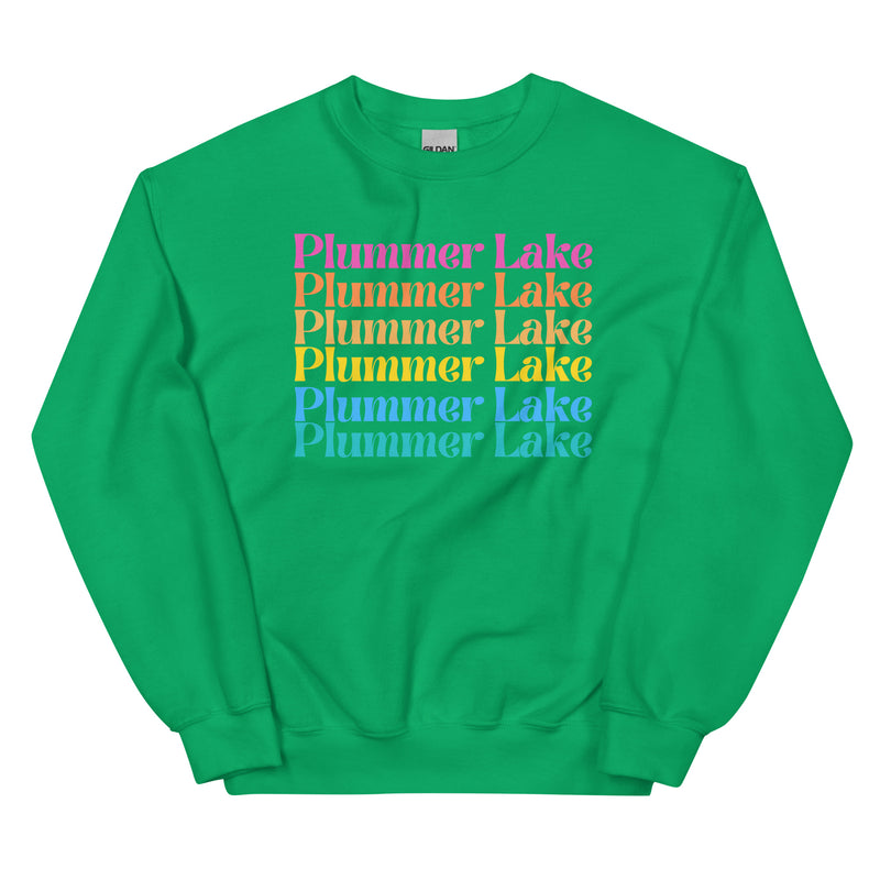 Plummer Lake | Color Stacked | Unisex Sweatshirt | 5 Colors
