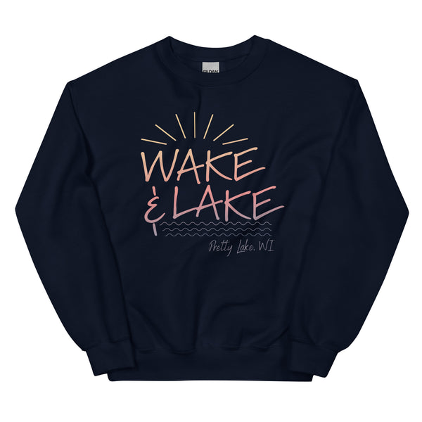 Pretty Lake | Wake & Lake | Unisex Sweatshirt | 5 Colors