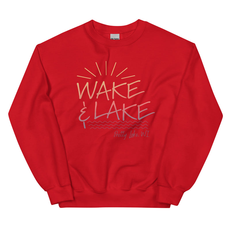 Pretty Lake | Wake & Lake | Unisex Sweatshirt | 5 Colors