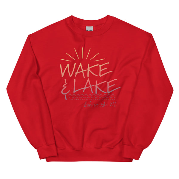 Bohners Lake | Wake & Lake | Unisex Sweatshirt | 5 Colors