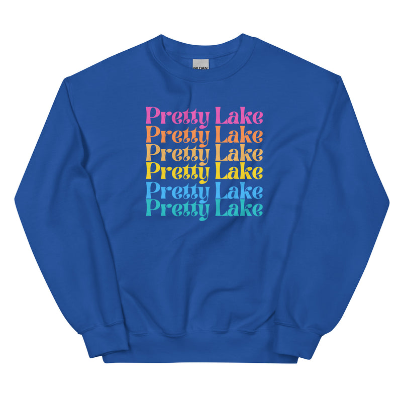 Pretty Lake | Color Stacked | Unisex Sweatshirt | 5 Colors