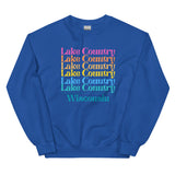Lake Country | Color Stacked | Unisex Sweatshirt | 5 Colors
