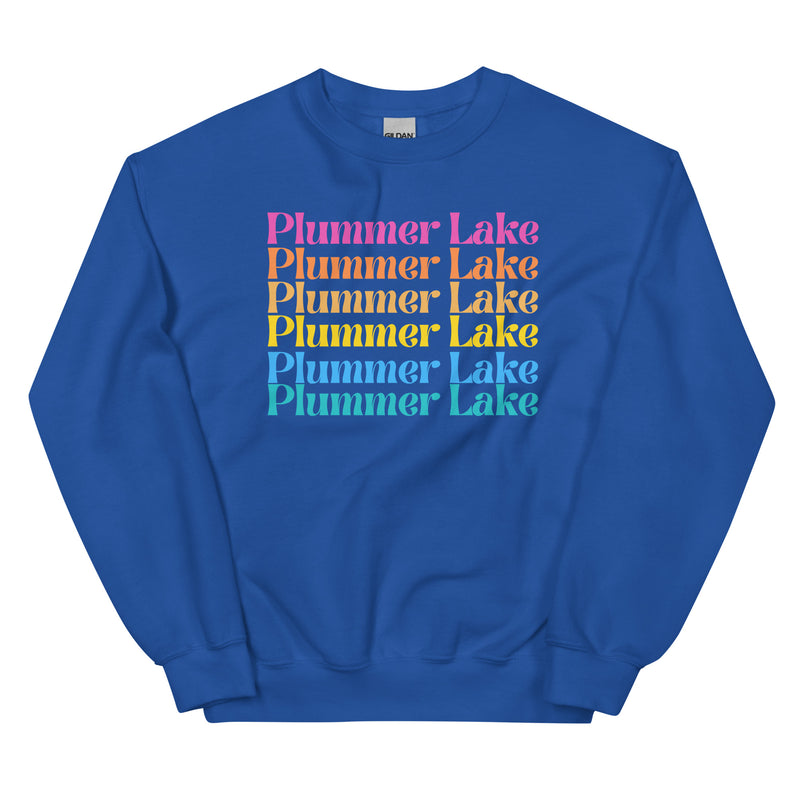 Plummer Lake | Color Stacked | Unisex Sweatshirt | 5 Colors