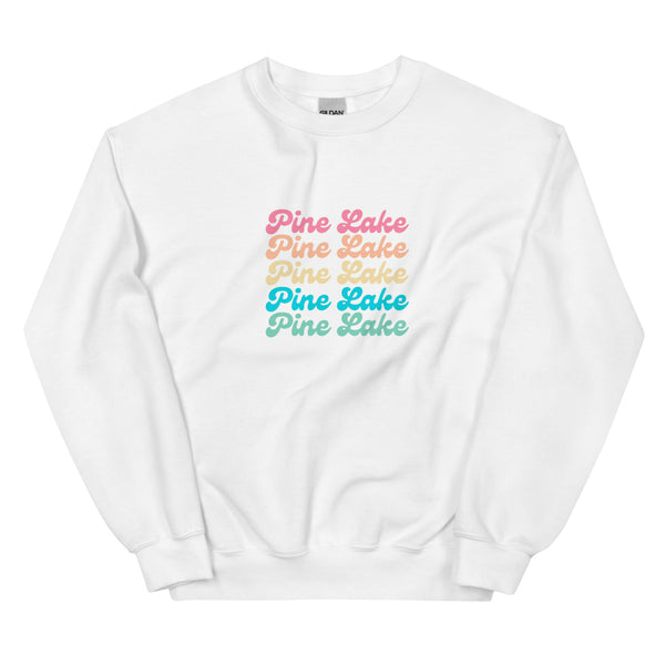 Pine Lake Stacked | Unisex Sweatshirt | 2 Colors
