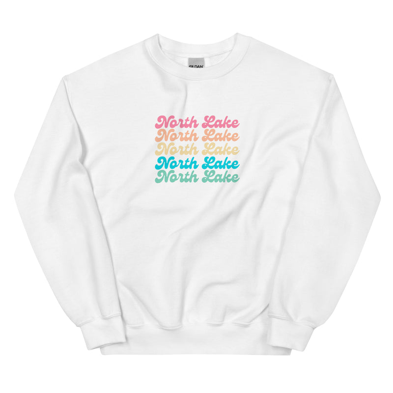 North Lake Stacked | Unisex Sweatshirt | 2 Colors