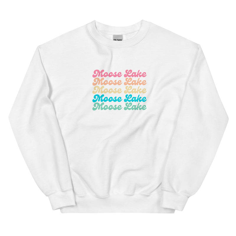 Moose Lake Stacked | Unisex Sweatshirt | 2 Colors