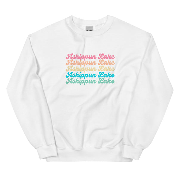 Ashippun Lake Stacked | Unisex Sweatshirt | 2 Colors