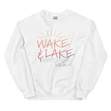 Pretty Lake | Wake & Lake | Unisex Sweatshirt | 5 Colors