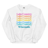 Lake Country | Color Stacked | Unisex Sweatshirt | 5 Colors