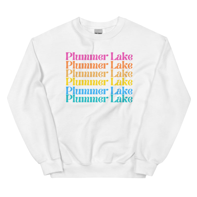 Plummer Lake | Color Stacked | Unisex Sweatshirt | 5 Colors