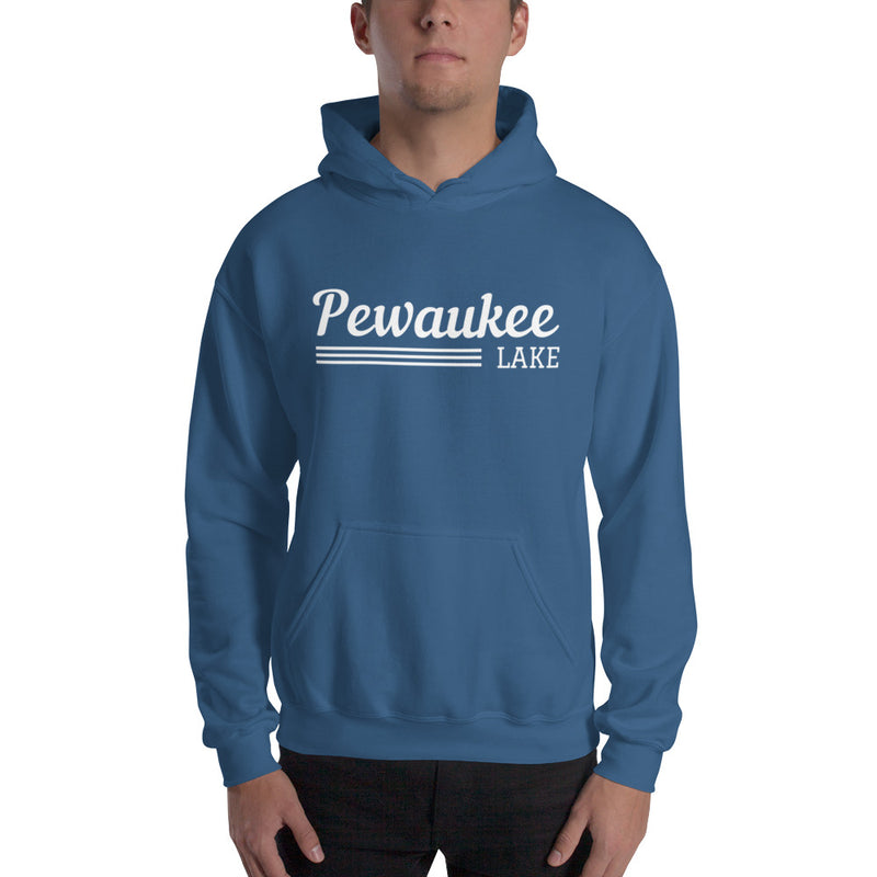 Pewaukee Lake Line Design | Unisex Hoodie | 5 Colors