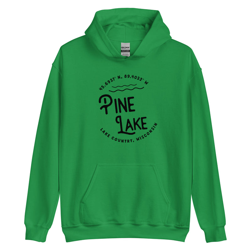 Pine Lake |  Circle Unisex Hoodie | 7 Colors