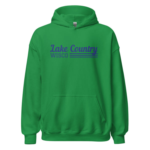 Lake Country | Line Design | Unisex Hoodie | 4 Colors