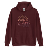 Wake & Lake Moose Lake  | Unisex Hoodie | 4 Colors