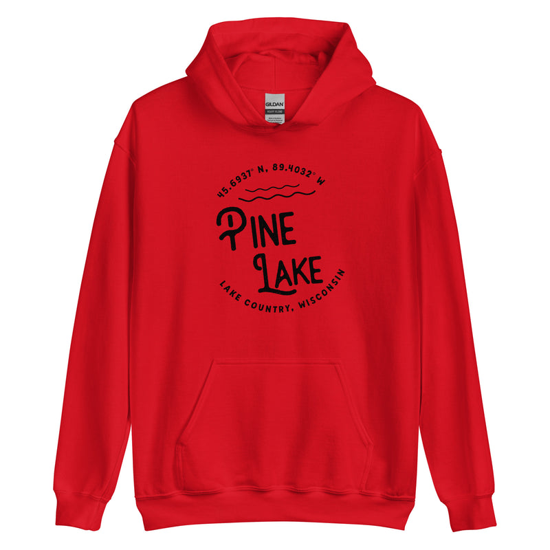 Pine Lake |  Circle Unisex Hoodie | 7 Colors