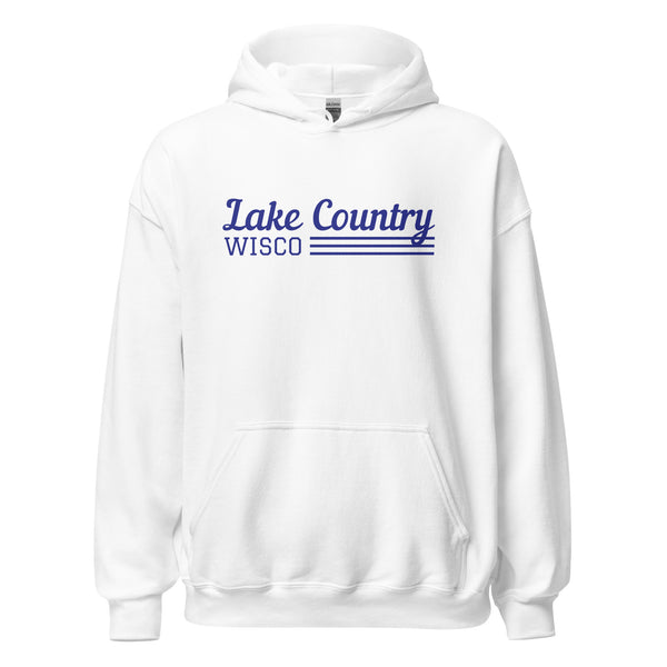Lake Country | Line Design | Unisex Hoodie | 4 Colors
