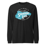 Shawano Lake Shape | Unisex Long Sleeve Tee | 5 Colors