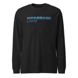 Winnebago Lake Square Stacked | Unisex Long Sleeve Tee | 5 Colors