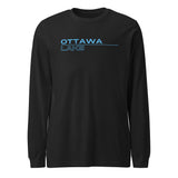 Ottawa Lake | Square Stacked | Unisex Long Sleeve Tee | 5 Colors