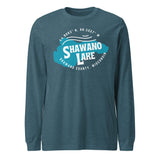 Shawano Lake Shape | Unisex Long Sleeve Tee | 5 Colors
