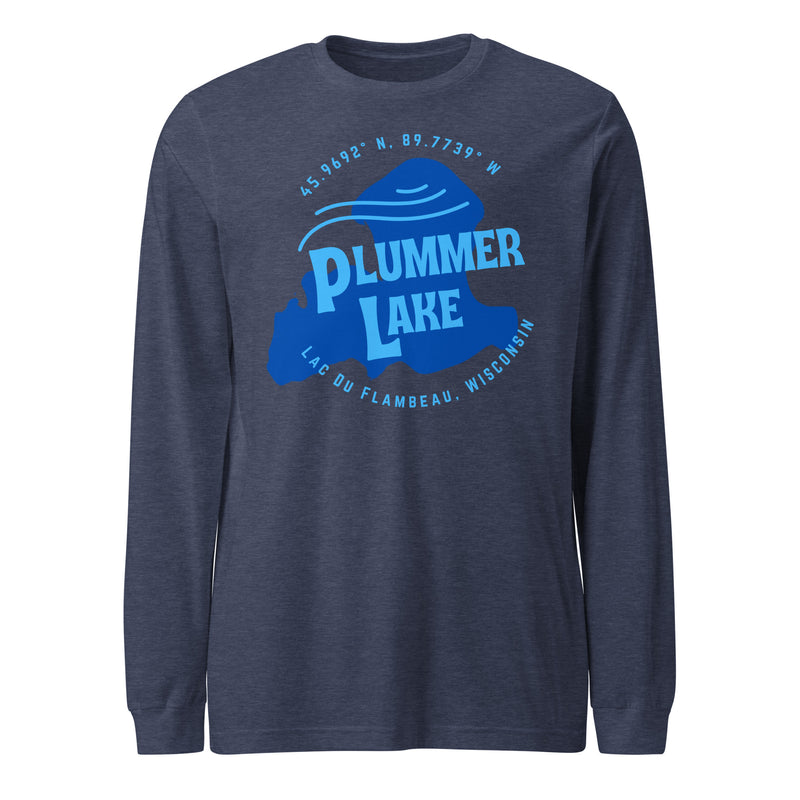 Plummer Lake Shape | Unisex Long Sleeve Tee | 5 Colors