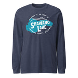 Shawano Lake Shape | Unisex Long Sleeve Tee | 5 Colors