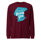 Pigeon Lake Shape | Unisex Long Sleeve Tee | 5 Colors