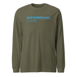 Winnebago Lake Square Stacked | Unisex Long Sleeve Tee | 5 Colors