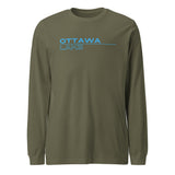 Ottawa Lake | Square Stacked | Unisex Long Sleeve Tee | 5 Colors