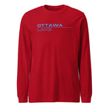 Ottawa Lake | Square Stacked | Unisex Long Sleeve Tee | 5 Colors