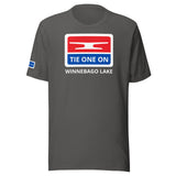 Winnebago Lake | Tie One On | Unisex t-shirt | 4 Color