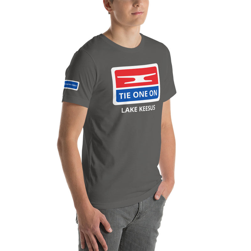 Tie One On | Lake Keesus | Unisex T-Shirt | 4 Colors
