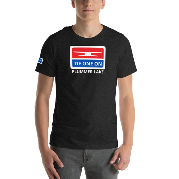 Plummer Lake | Tie One On | Unisex Short Sleeve Tee | 4 Colors
