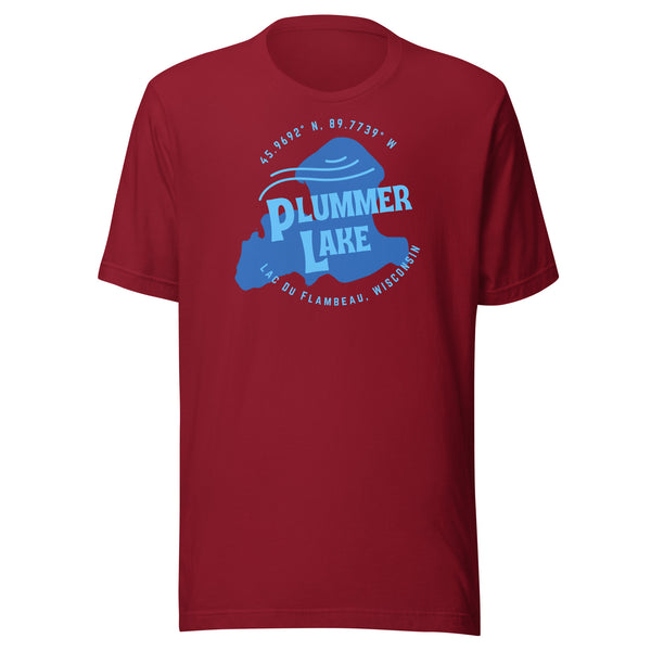 Plummer Lake Shape | Unisex T-Shirt | 6 Colors