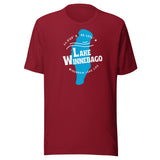 Winnebago Lake Shape | Unisex T-Shirt | 6 Colors
