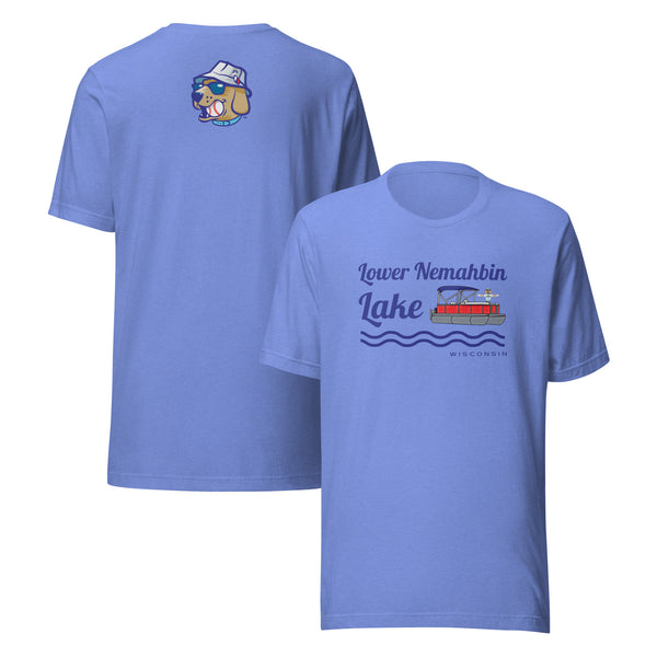 Lower Nemahbin Pontoon | DockHounds | Unisex t-shirt