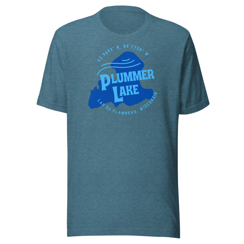 Plummer Lake Shape | Unisex T-Shirt | 6 Colors