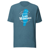 Winnebago Lake Shape | Unisex T-Shirt | 6 Colors