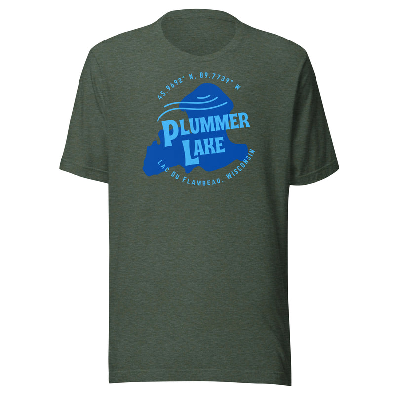 Plummer Lake Shape | Unisex T-Shirt | 6 Colors