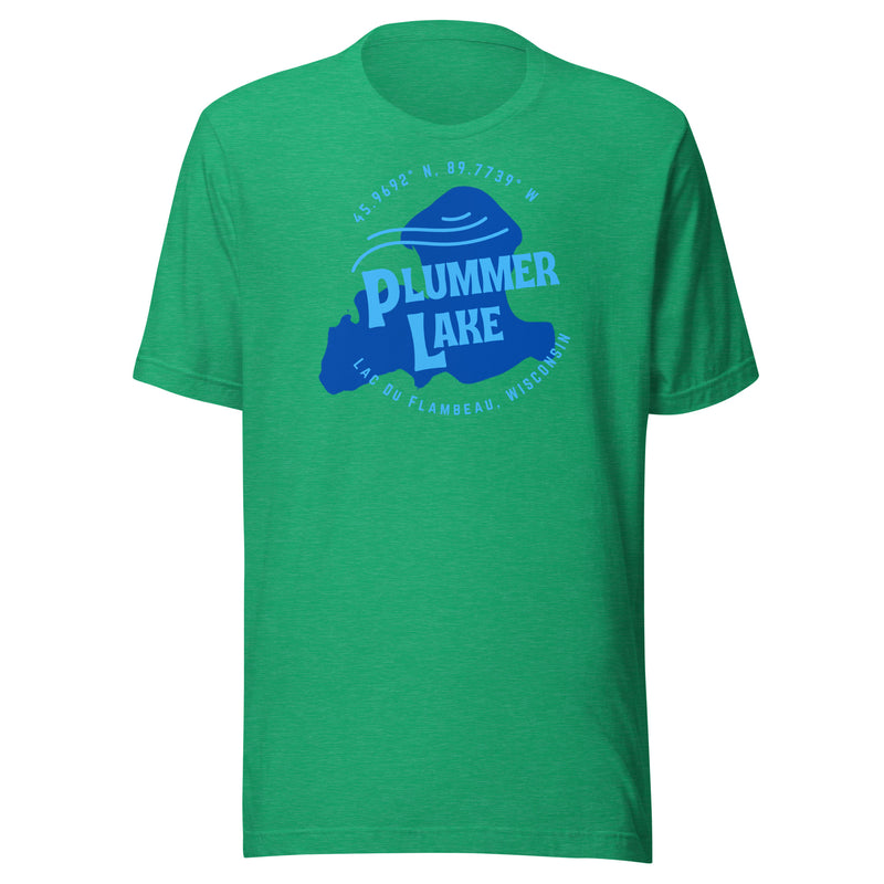 Plummer Lake Shape | Unisex T-Shirt | 6 Colors
